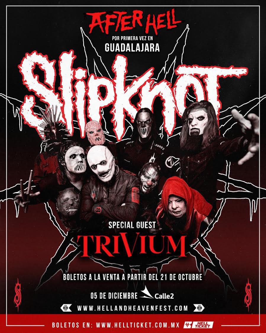 Mexico! We will be making an extra appearance opening for @slipknot on December 5th at Calle 2 in Guadalajara. Tickets go on sale this Friday at: hellticket.com.mx @HHOpenAir