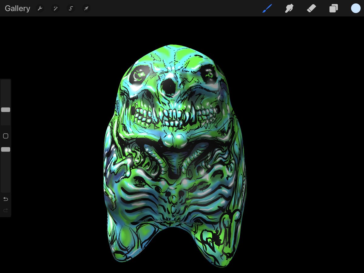 stonekaiju's tweet photo. #micromonsters @forgerapp to @Procreate  More experiments https://t.co/afJiS9XN73