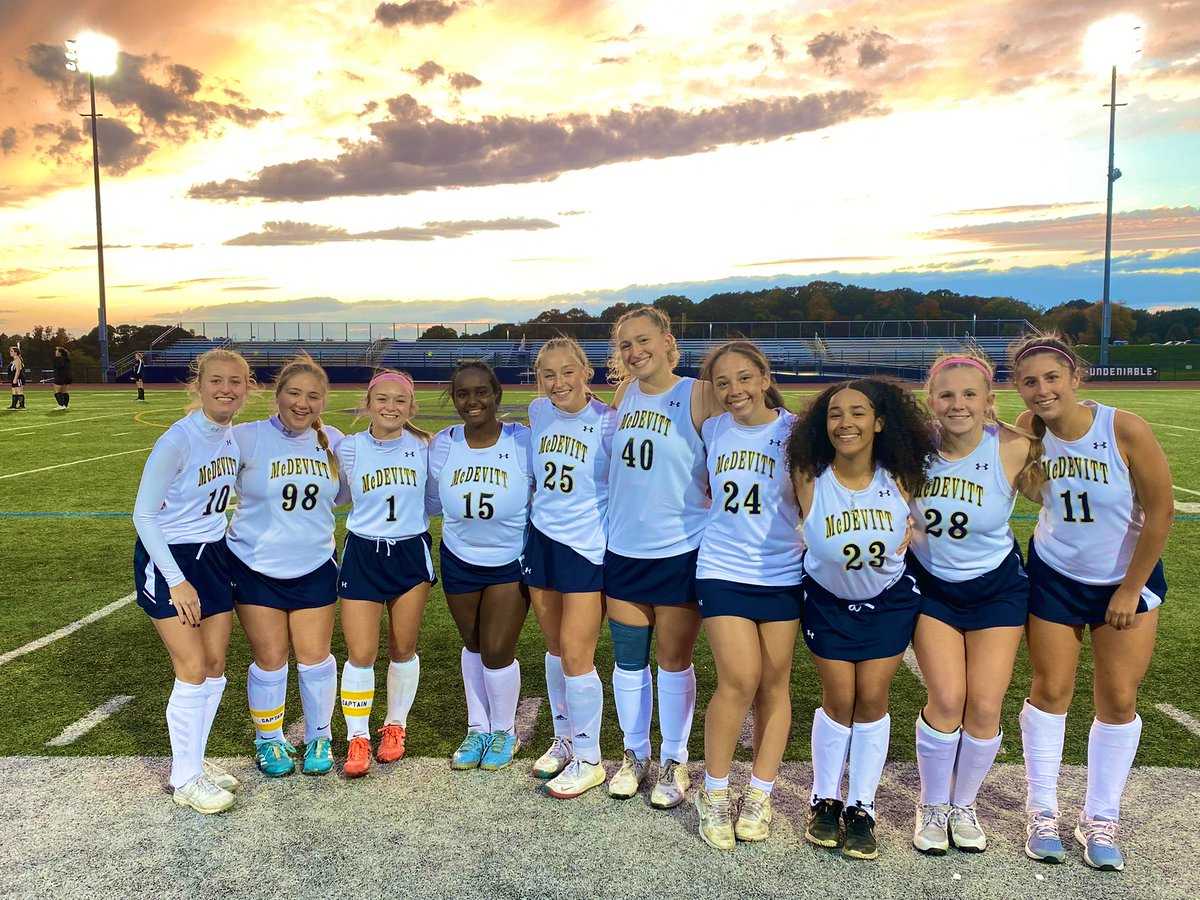 bishopmcdfh's tweet photo. Wonderful game tonight against CD East celebrating our 10 favorite seniors🤍🤍 4-0 win with goals by seniors Delani Kulina, Ava Daly, Morgan Pacheco, and (typical starting goalkeeper) Kalea Ferguson!! Assists by senior Kiley Stoltzfus and junior Maddi Donmoyer. https://t.co/CK4XV0VNoa
