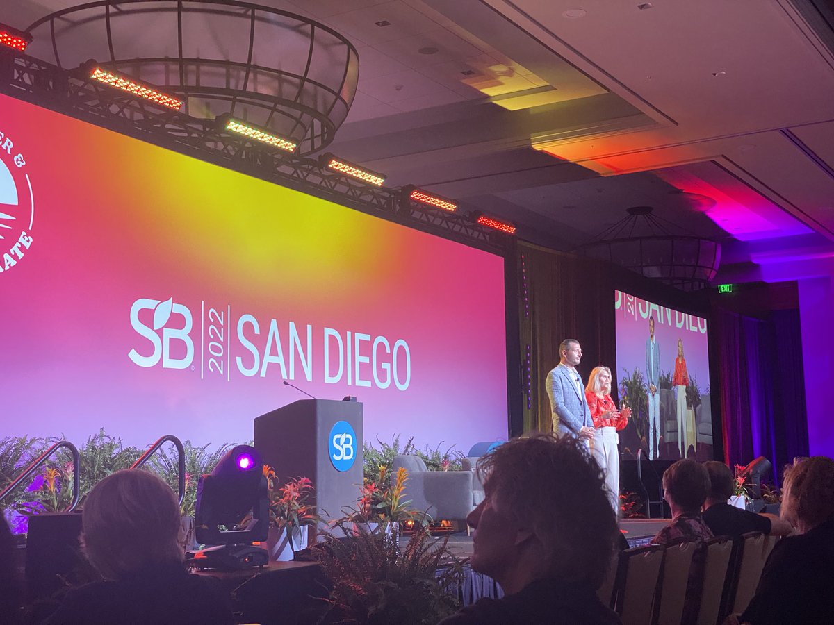 “Solutions over intentions!” What a way to kick off #sb22sandiego! We are looking forward to the next few days.