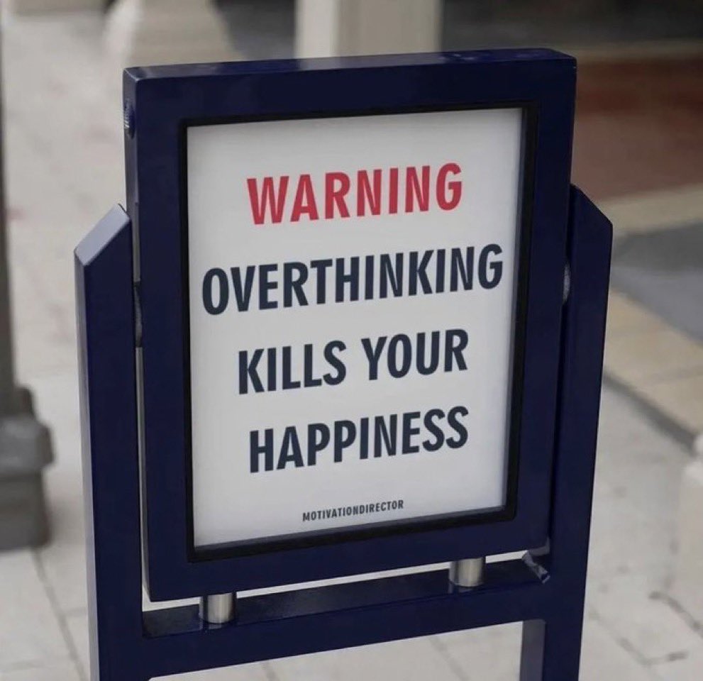 There is not point in stressing about things that are beyond your control. 👇🏼