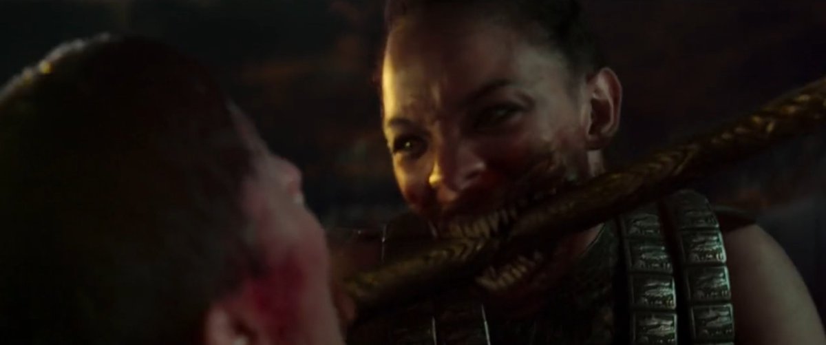 MarvelousC0smic's tweet photo. Tl talking about Mortal Kombat 2, all i'm gonna say is that if Mileena doesn't return, I will not be seated 😶 https://t.co/8pisRjefaN