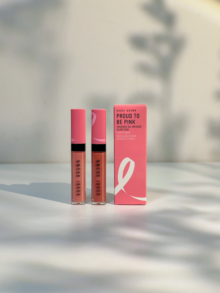 Khunsomsree's tweet photo. เนี่ย ๆ สวยแล้วยังใจบุญ เซตพิเศษ! Crushed Oil-Infused Gloss Duo Limited Edition สำหรับโครงการ Breast Cancer Awareness 2022 เพื่อเป็นส่วนหนึ่งในการสนับสนุนการรณรงค์ภัยร้ายจากมะเร็งเต้านม 
เซตละ 1,600 บาท 
(จากปกติแท่งละ 1,300 บาท) https://t.co/4y1TCaVNOy