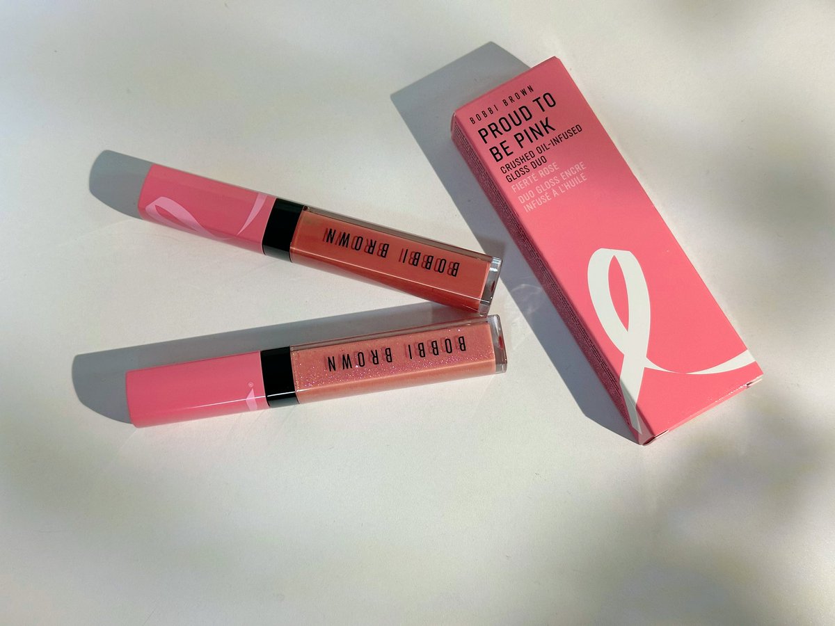 Khunsomsree's tweet photo. เนี่ย ๆ สวยแล้วยังใจบุญ เซตพิเศษ! Crushed Oil-Infused Gloss Duo Limited Edition สำหรับโครงการ Breast Cancer Awareness 2022 เพื่อเป็นส่วนหนึ่งในการสนับสนุนการรณรงค์ภัยร้ายจากมะเร็งเต้านม 
เซตละ 1,600 บาท 
(จากปกติแท่งละ 1,300 บาท) https://t.co/4y1TCaVNOy