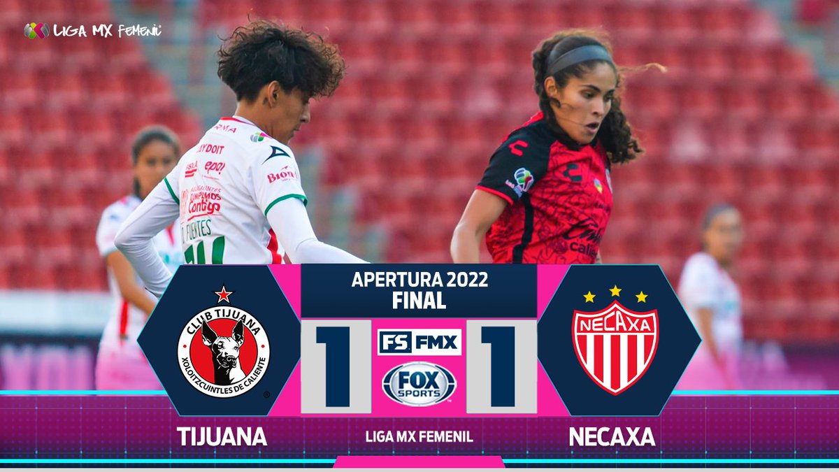 CentralFOXMX's tweet photo. 👊 ¡REPARTEN PUNTOS!

#XolasxFOX y Necaxa empatan en Tijuana 🔥

#LigaFemenilxFOX https://t.co/GG2d9avrXA