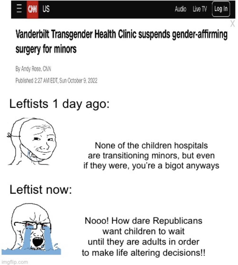 DavisCollegeRep's tweet photo. For this #MemeMonday, we have a few memes based on the Vanderbilt Hospital Story we went over during our last meeting. (Context included in the meme). https://t.co/rtEKa8trvf