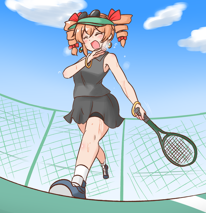 「tennis racket」 illustration images(Latest｜RT&Fav:50)