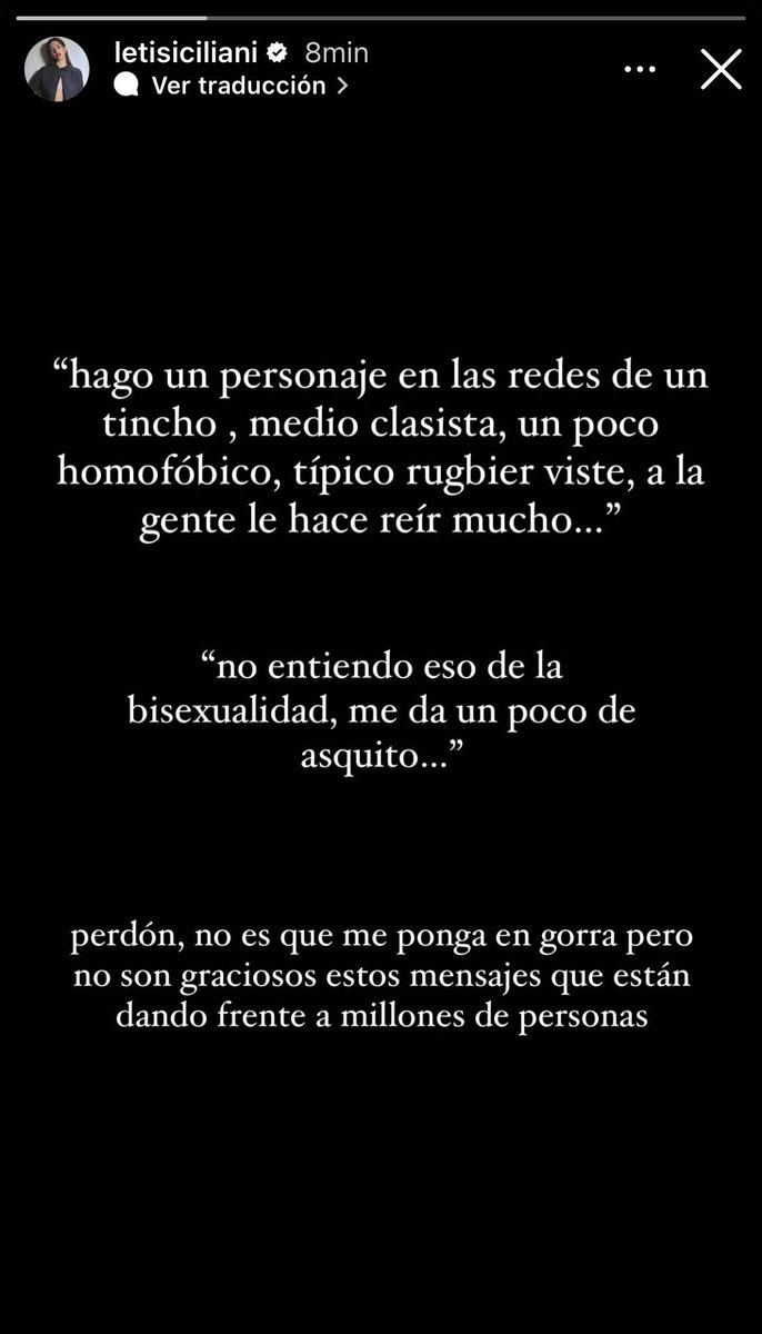 Matii_Nicolini's tweet photo. Leti Siciliani dejó un contundente mensaje con respecto a TOMAS HOLDER

#GranHermano #GH2022 https://t.co/fNROxvbJx7