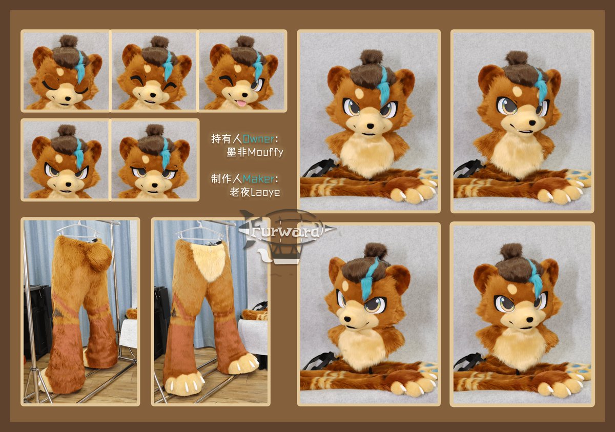 RouteYeCN's tweet photo. In past few months I made two bear brothers！ So pleased to make these funny countenance🤩
#Fursuit 
#furry 
#Fursuitmaker_CN https://t.co/LmQ7Ozq8tD