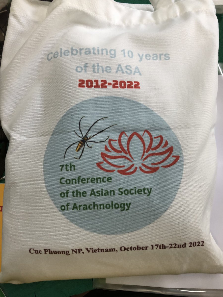 qudai_kumodanwa's tweet image. アジアクモ学会グッズ素晴らしい。
#AsianSocietyofArachnogy
#ASA2022