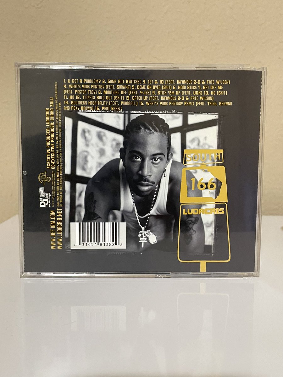 HipHopandGames's tweet photo. On this day in 2000, @Ludacris released his second album/major label debut album Back For the First Time. One of my favorite albums of 2000 the beginning of the 2000s millennium. What’s your favorite track? #Ludacris #BackForTheFirstTime 🔥💯💎💿 https://t.co/F1ES2S8Trf