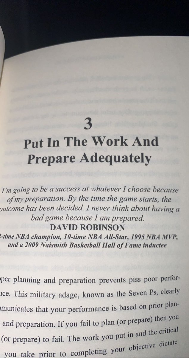 Consistent Preparation… 🔑