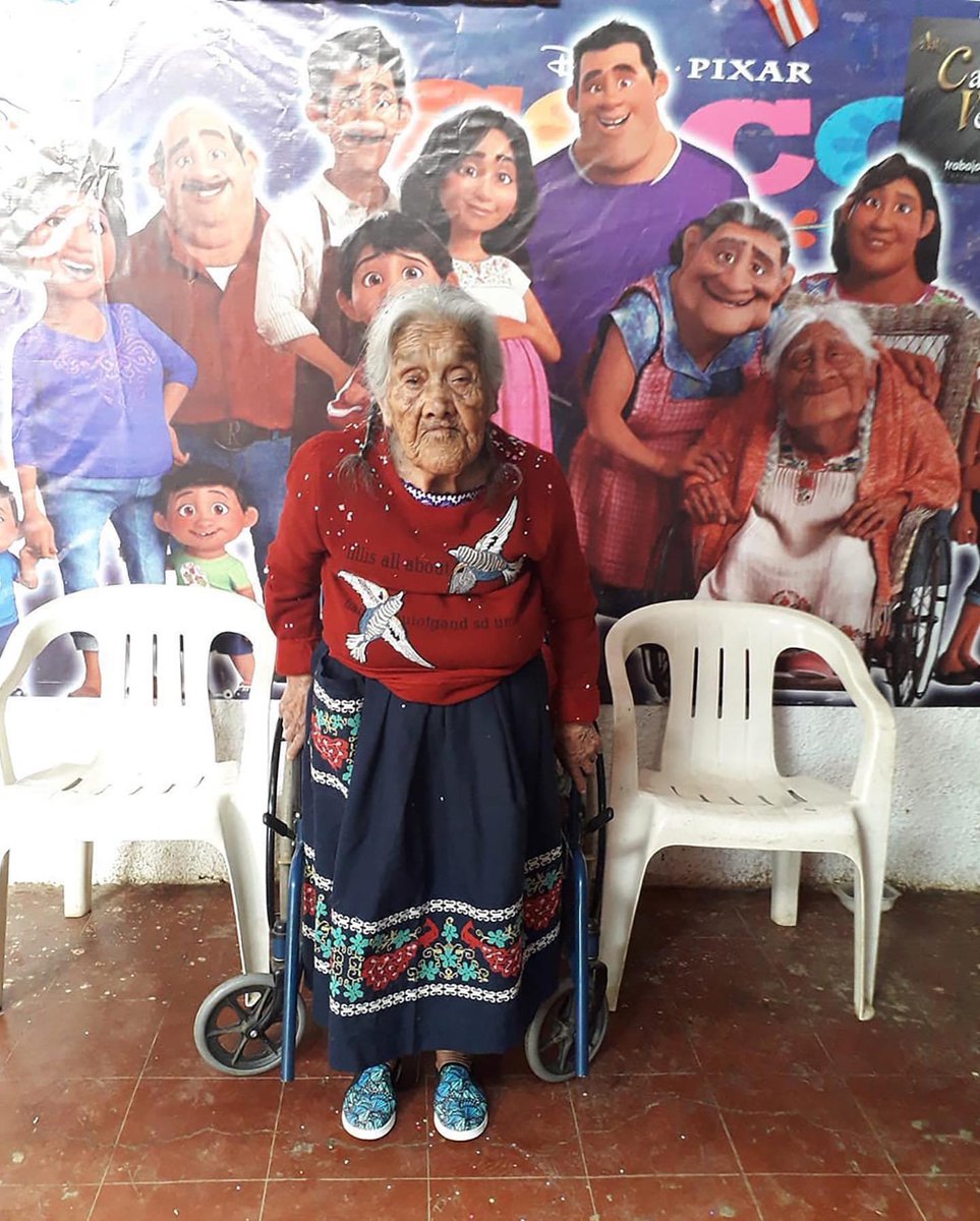 poohbearkiki's tweet photo. María Salud Ramírez Caballero, reportedly the inspiration behind Mama Coco in “Coco”, has passed at the age of 109. 🙏🏻
May She Rest in Peace. 🙏🏻🕊 https://t.co/2V7lcFNiBV