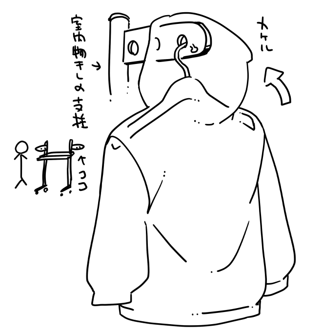 ウチは物干しの端にひっかけてるのでたくさんは干せない 