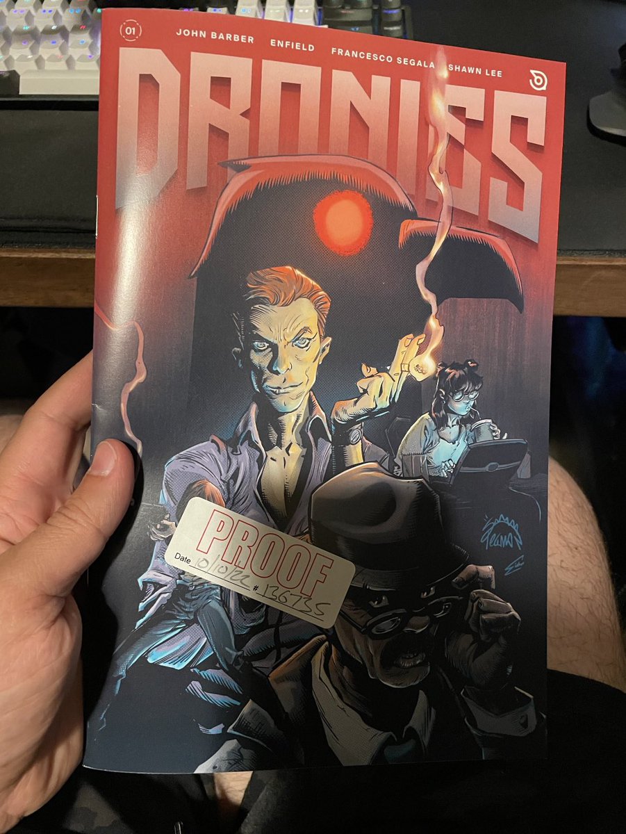 💥Some light reading tonight…

<a href="/DroniesNFT/">Dronies</a> comic about to ship out worldwide!