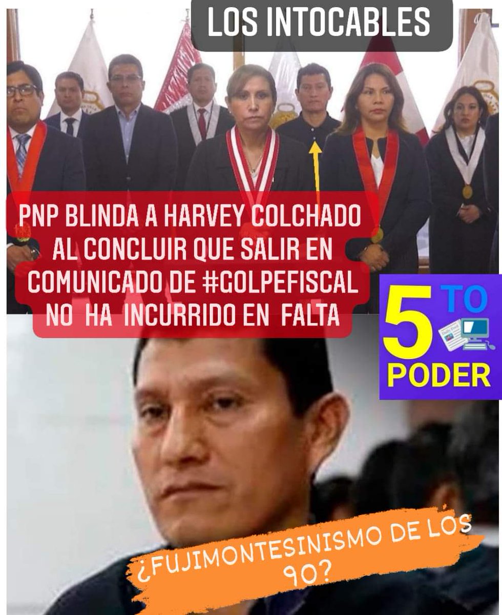 bazalar_luz's tweet photo. BLINDAJE EXTREMO
@PoliciaPeru DESDE CUANDO ESTAN BAJO EL MANDO DEL @FiscaliaPeru , EN ESE VIDEO SE DA UN #GOLPEFISCAL AL DENUNCIAR ILEGALMENTE AL PRESIDENTE CASTILLO Y PASARLE AL CONGRESO QUE ES UN ENTE POLÍTICO DESLEGITIMADO POR EL PUEBLO?
¿LA PNP EXTRAÑA A MONTESINOS https://t.co/7CCOoz4j6z