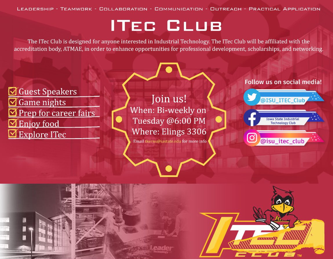 Iowa State ITEC Club tweet media