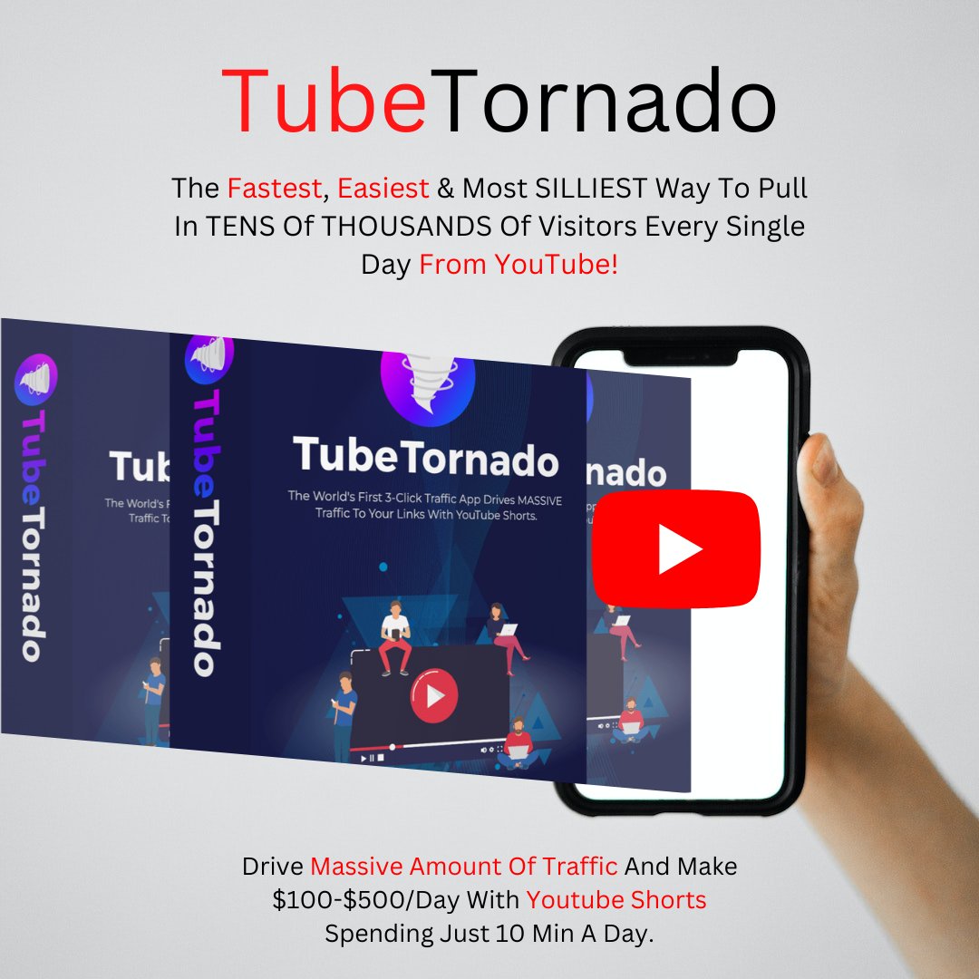 SlmhopeS's tweet photo. TubeTornado
The World's First 3-Click Traffic Software That Drives MASSIVE Amounts Of Traffic To Your Websites, Blogs, And Offers With The Help Of YouTube Shorts.
CHECK IT OUT! 👇👇👇
https://t.co/zCi1k9QYo2
.
.
#youtubeshorts #tubetornado #gettraffic #getlead #onlinemarketing https://t.co/d8CJQppDNF