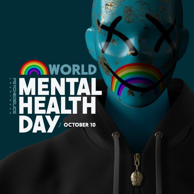 psychedel1c_nft's tweet photo. /  M E N T A L  H E A L T H

Looking after your mental health &amp; knowing how to support others has never been more important. 

That's why we've donated over $200K to mental health &amp; provide free unlimited licensed therapy for holders.

- - - https://t.co/R5QYYY3wkT