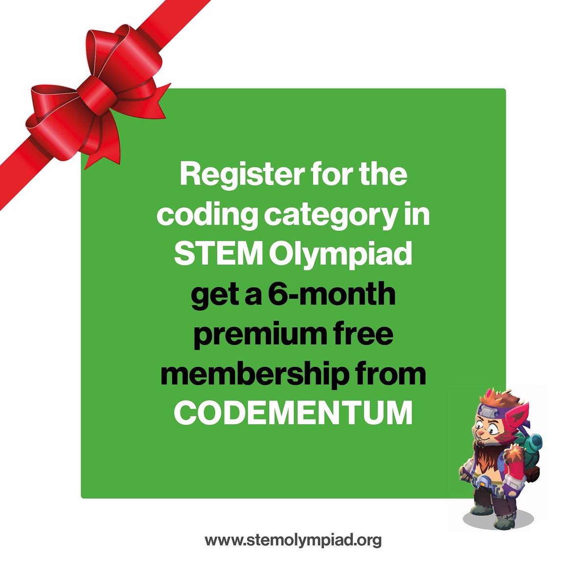 StemOlympiad's tweet photo. HURRY UP! REGISTER NOW!

🌐 https://t.co/9jxxOKoSMK

#stem #steam #science #math #physics #biology #chemistry #awards #certificate #stemeducation #naturalsciences #computer #student #school #education #experiment #challenge #stemolympiad #coding #computerscience #popularscience https://t.co/BAJTaC4zia