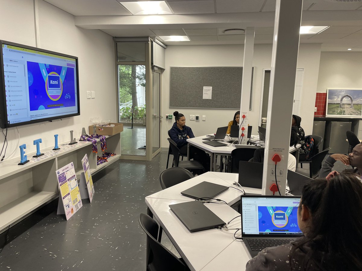 NicoleRennieZA's tweet photo. @UCT_news 📣 Huge Congrats to your newly Kami Certified Educators 🙌🏻 @Kamiapp Day 1 in #etilab saw many passionate future #teachers of #UCT #PGCE class excited, empowered & level 1 certified 🏆
Grateful to collab with @dickngambi and give back to my uni 💛 #Edtech https://t.co/9elEDeVPvw