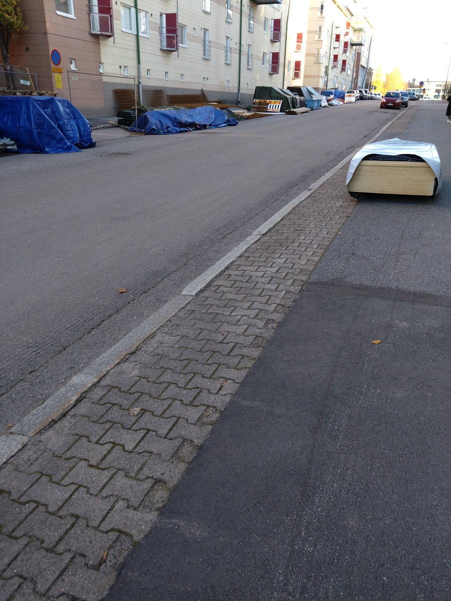 #vaasa #pyöräily #työmaa 
Normipäivä.