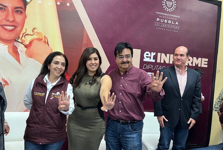 MorenaPuebla_'s tweet photo. 🙌🏼 Felicidades diputada por tus resultados, tienes bien merecido el cariño y respaldo de tu gente. ☝🏼
¡En el #DistritoXI, la #CuartaTransformación se fortalece! 💪🏼
(2/2) https://t.co/pLbV9TUXDR