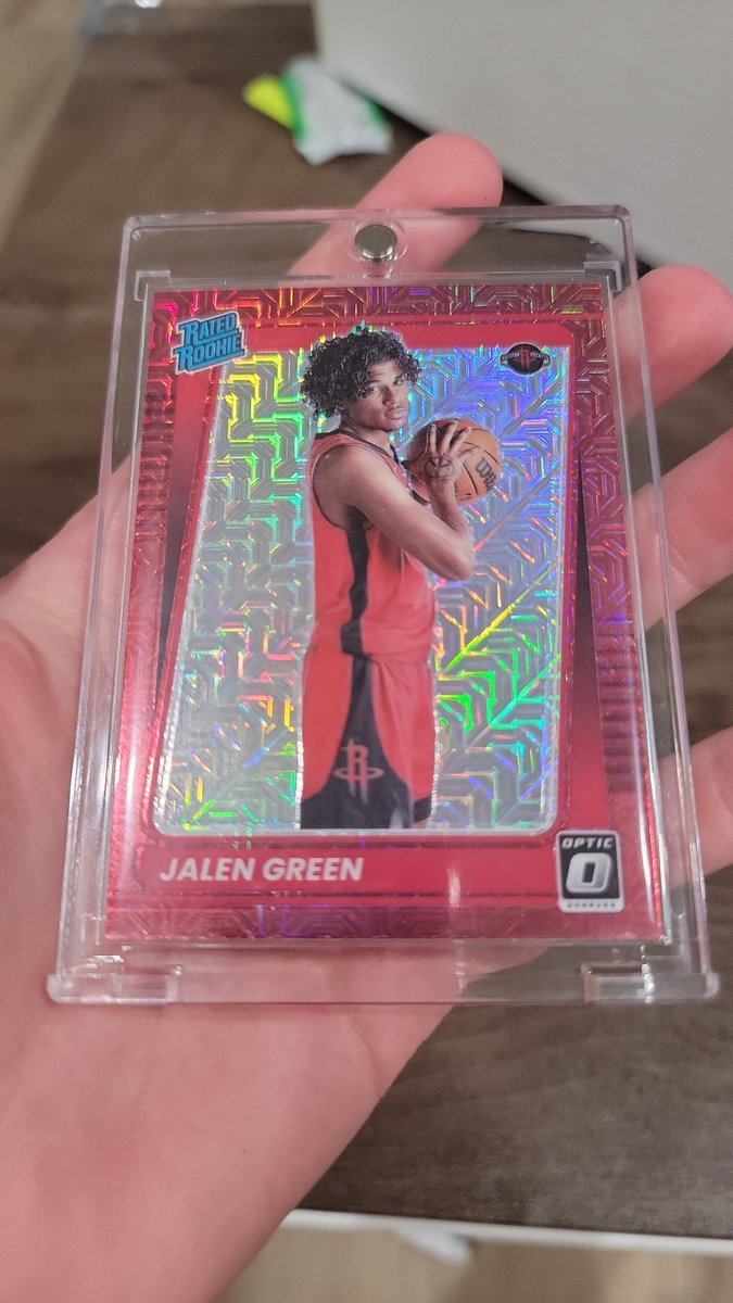 SportsCardDir's tweet image. Jalen Green Optic Choice Red Color Match!
$170
Only 1 Sale At 202.00
One currently Running On Auction At $178 Plus 14.00 International Shipping