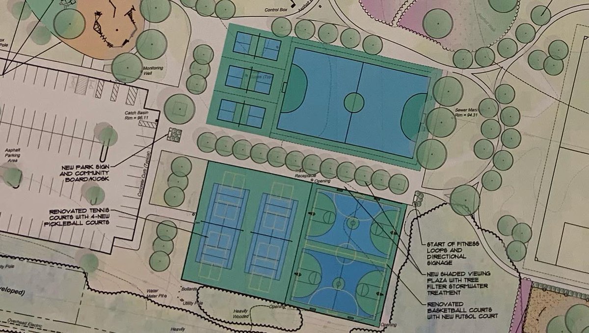 mayorbobdasilva's tweet photo. Residents at our community meeting to discuss upgrades to Kent Park. The city was awarded a @RhodeIslandDEM grant of 400k the city committed another 150k. New basketball, tennis, Futsal &amp; pickle ball courts, new walking paths, new trees, new playground equipment and a dog park. https://t.co/FYAfqsixDf