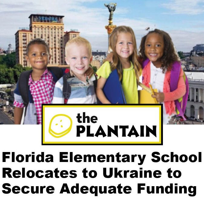 The commute for students of Miami’s Al Crespo Memorial Elementary School got a little longer this week as the school finalized plans to relocate its campus from its longtime Edgewater location to Severodonetsk, Ukraine.

Read more @ 
theplantain.com/florida-elemen…