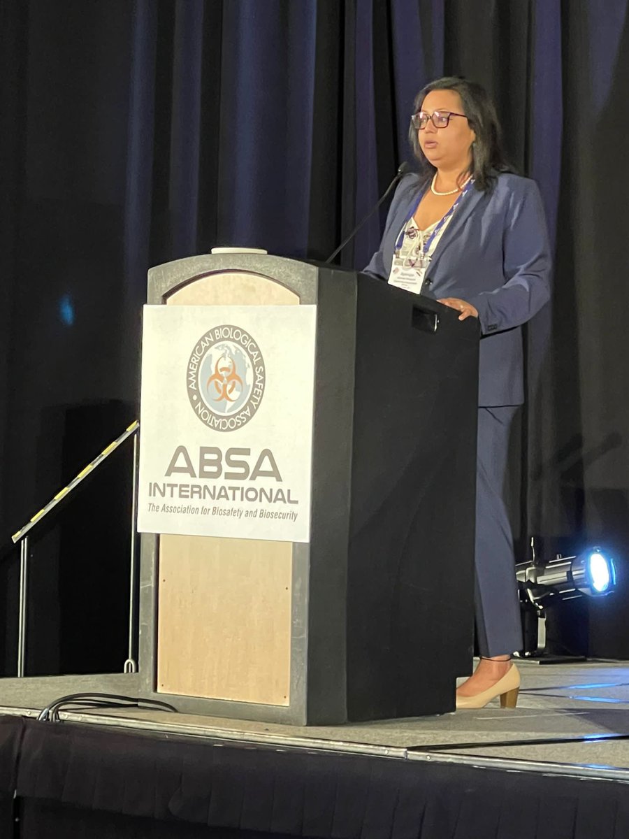 aparupasengupta's tweet photo. What a great day at the ABSA Int. Annual Conference today! Presented on IBBIS, which was extremely well received! The  icing on the cake was the pleasure and honor of presenting at the all womens panel! Yay gender equality in global biosecurity!! #biosecurity   @NTI_WMD https://t.co/sizLhSUGlf
