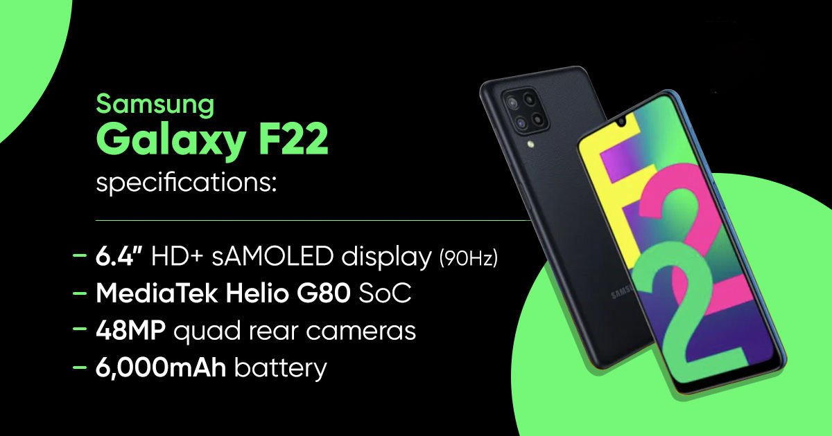 SHAZTECHHD's tweet photo. Samsung's Galaxy F22 5G - 4GB RAM and 64GB storage price starts at 64,900 LKR in Sri Lanka (about $179) @CelltronicsLk.
#GalaxyF22 #FullOnBlockbuster https://t.co/aI8ETaizjB