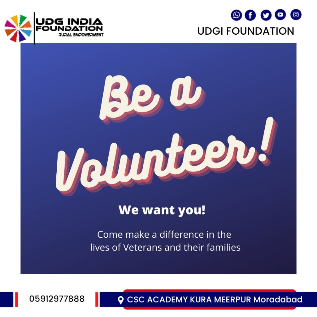 Your little effort or work can make a big impact on someone’s life. Be a volunteer and join our hands. udgifoundation.org/index.php/volu… <a href="/dintya15/">dinesh tyagi Retd IAS</a> <a href="/PatankarRishi/">Rishikesh Patankar</a>