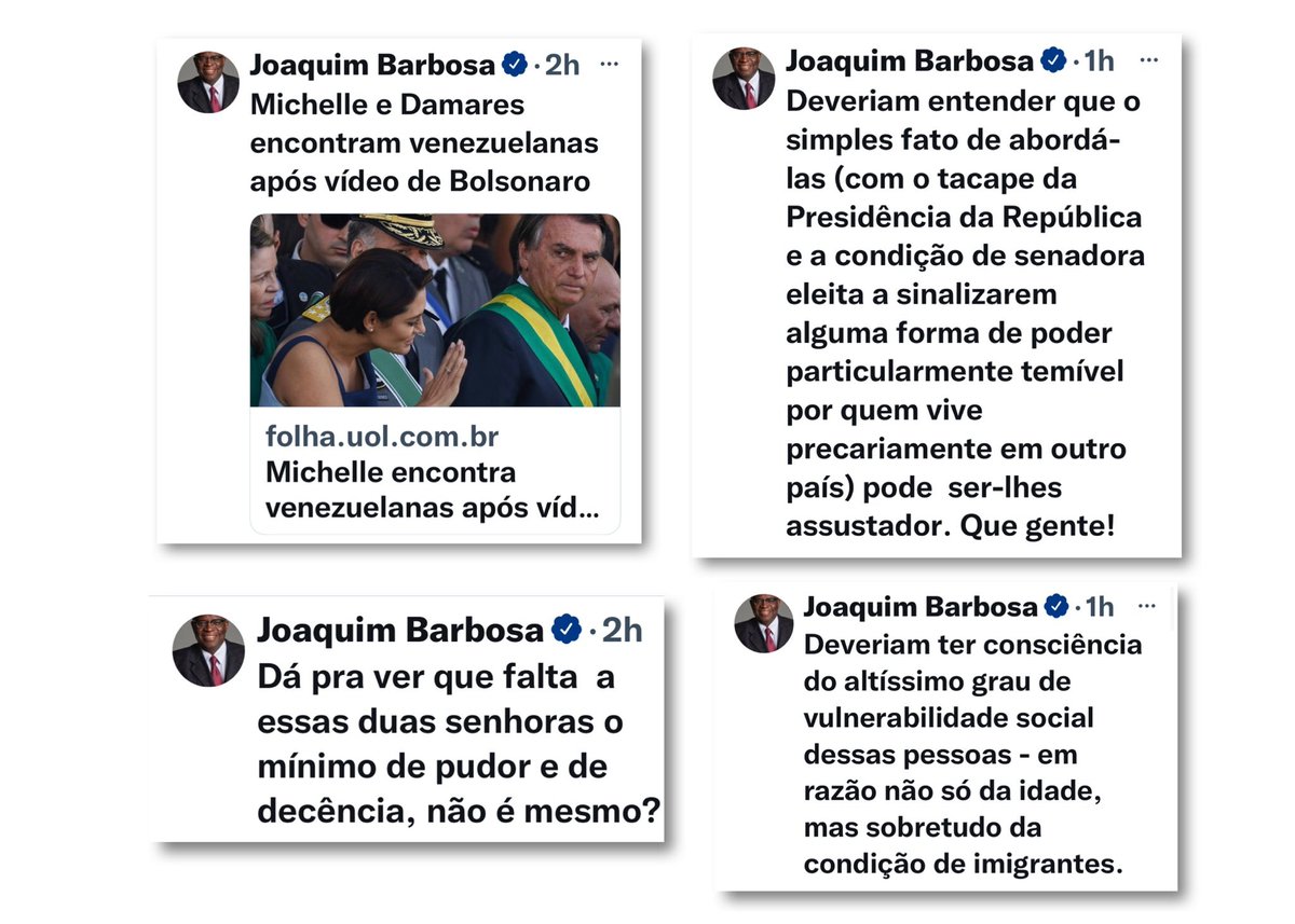 Joaquim Barbosa, ex-presidente do Supremo Tribunal Federal