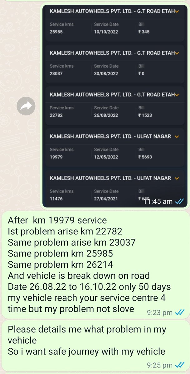 Raj1982Singh's tweet photo. Mahindra XUV 300(O) vehicle not safe for journay i suffer for 50 days 4 time vehicle go to service centre but not resolve my problem https://t.co/DQbY6nu26p