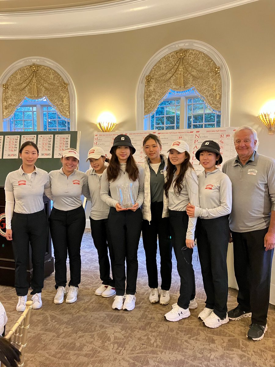 TerrierGolf's tweet photo. Congrats to Alice Fan on finishing runner-up at the Sacred Heart Fall Invite, her best-ever finish in a multi-round tournament! 

Christy Chen (5th) and Flair Kuan (T-8th) also had top-10 finishes to help us place second in the 10-team field.

https://t.co/onEWK83T8t

#GoBU https://t.co/9jbgtgWu2g