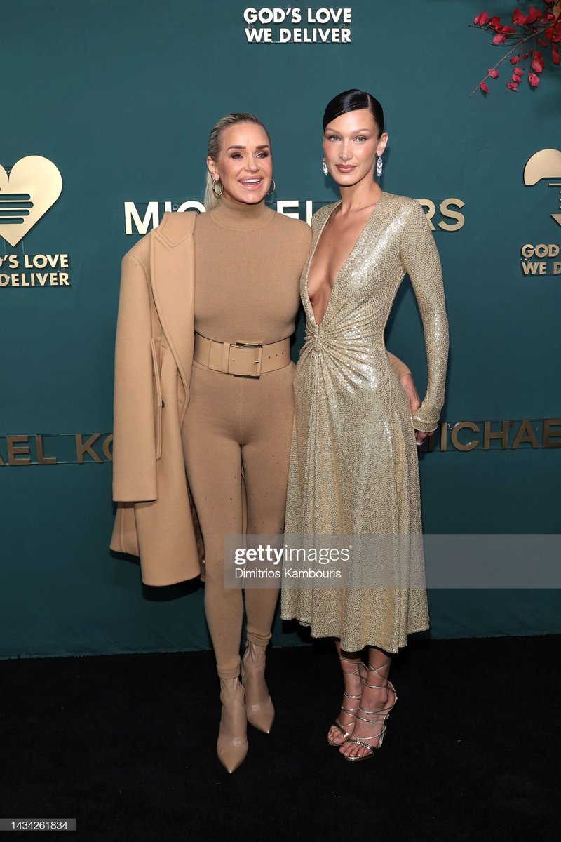 Yolanda Hadid and Bella Hadid attend God's Love We Deliver 16th Annual Golden Heart Awards at The Glasshouse in New York City. More 📸 #GoldenHeartAwards 👉bit.ly/3s3RH9W