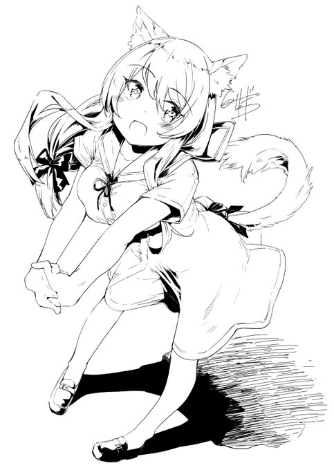 オリジナル 白猫少女(巨乳) 