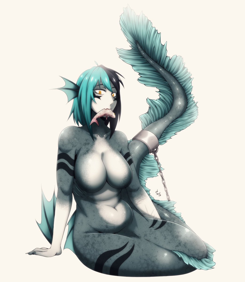 SimpingSeafood's tweet photo. #twstOC #twstSasha 
Request for femSasha like a mermaid? https://t.co/OJTcgMmmMw