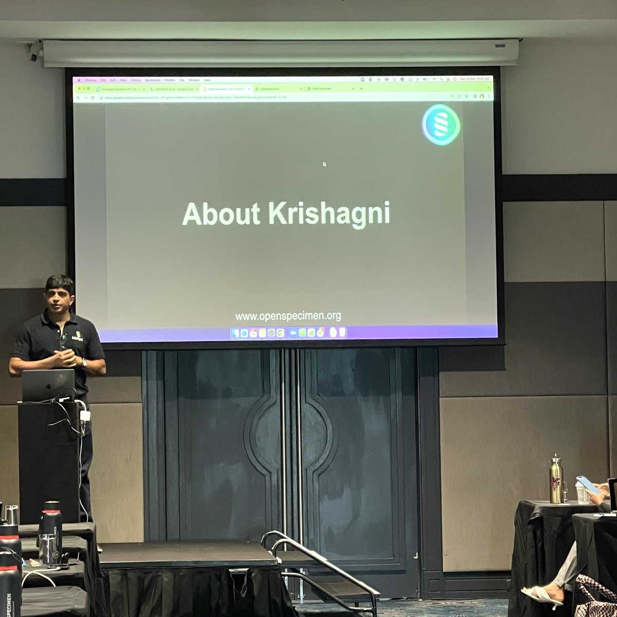 First OSCON post-covid! <a href="/openspecimen/">OpenSpecimen</a> looking forward to a day of biobanking and databases #biobanking