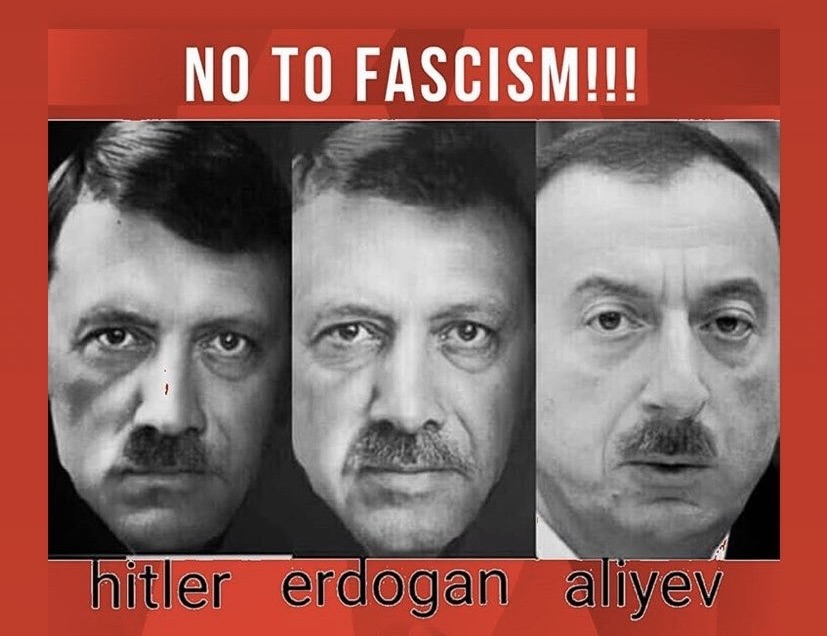 Find the resemblance - both physically and mentally.
#Hitler #Erdogan #Aliev
#StopAzerbaijanAggression #Armenia #ArtsakhStong #Armenians