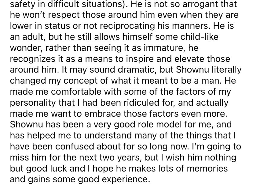 ogrukiat's tweet photo. A male user on Reddit talking about how much Monsta X’s Shownu changed his concept of what it means to be a man. https://t.co/8tJ1KYTnrB