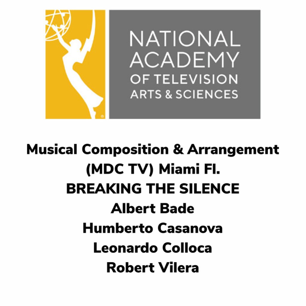 Contento y agradecido a la academia por esta nominación 🏆 #emmys2002