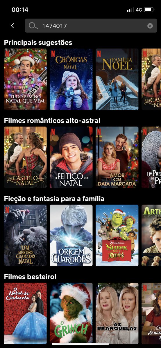 joia_yasmin's tweet photo. coloquem esse código e vai aparecer todos os filmes de natal na netflix #natal #filmedenatal #netflix #natalnetflix https://t.co/fZkE8GXrXR