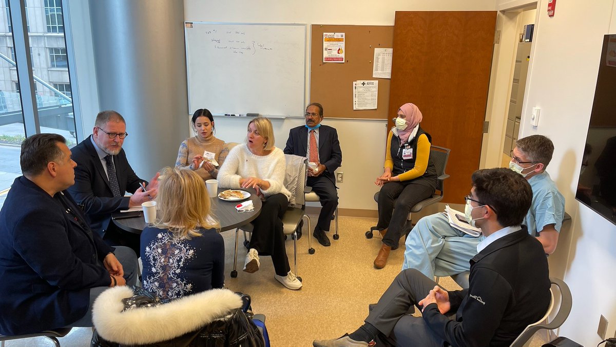 TimCarll's tweet image. We had the pleasure of hosting a delegation of our Ukrainian hematology &amp;amp; transfusion counterparts today. It was a great chance to learn about each other's practices and to review transfusion management systems as they are developing a national electronic transfusion registry.