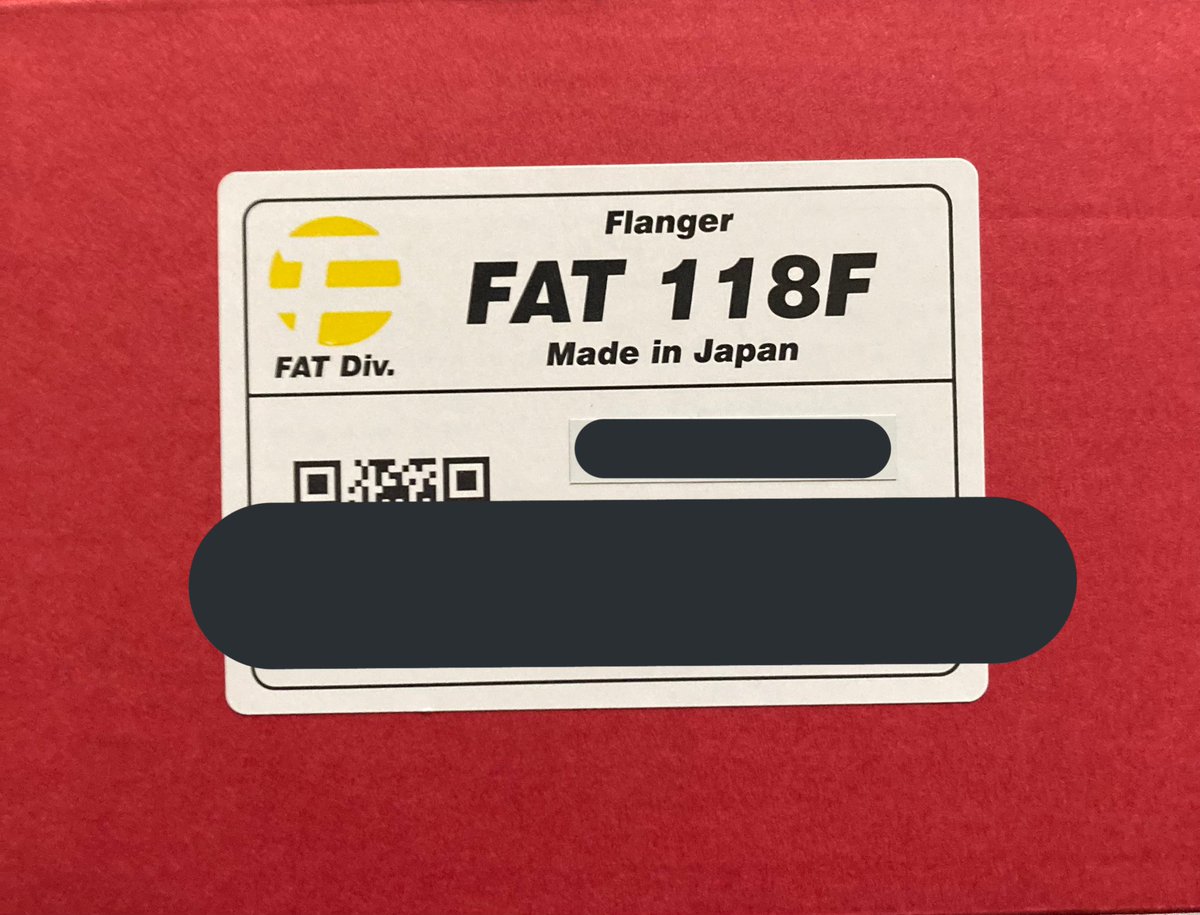 _shirasu_69's tweet photo. MNG…FAT118F
これはこれで手に入れておいた方が良いと思って購入しました
#FATdiv
#flanger
#118F https://t.co/MwKht385Gx