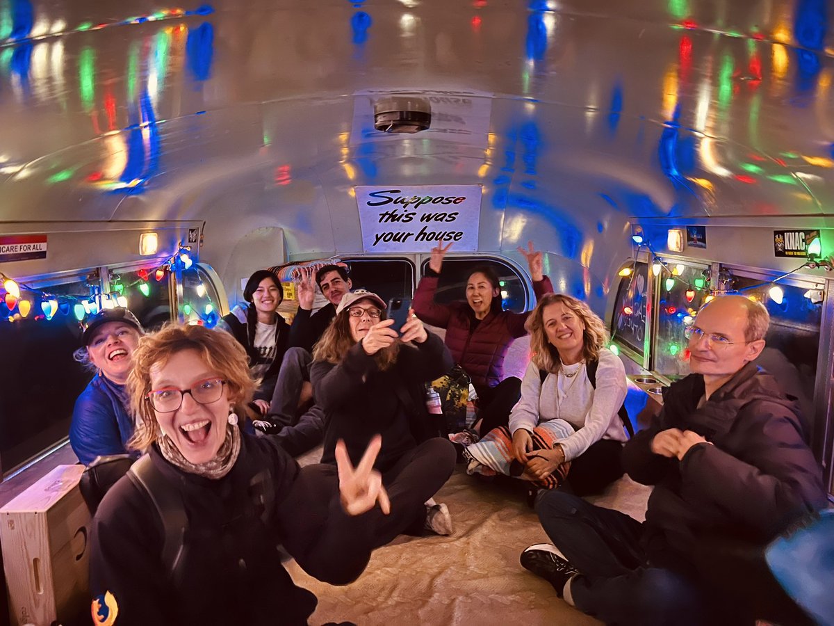 hknightsf's tweet photo. The evening ended with another bus — a Gilibus to get us back into the heart of San Francisco. Thanks @manny_yekutiel and the @welcometomannys team for coming up with the #AllOutSF idea. How will you celebrate San Francisco this week? https://t.co/kEXYULKDhZ https://t.co/cQQHg7vhEH