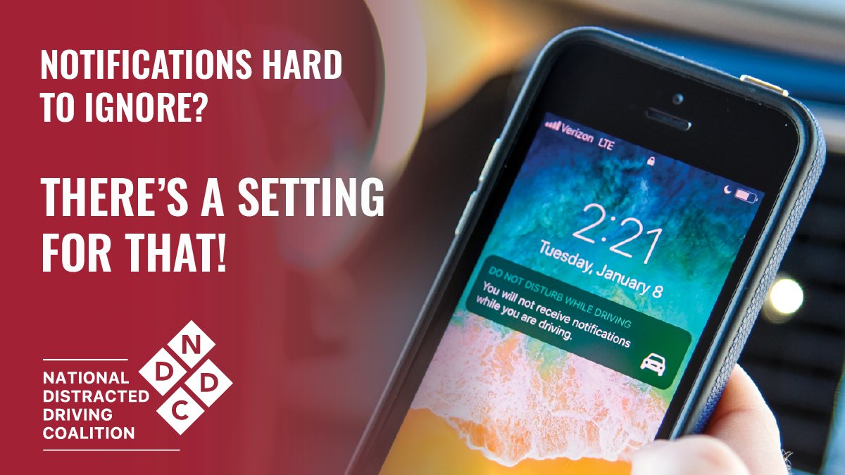 becauseofcasey's tweet photo. October 20th marks the first national Do Not Disturb While Driving Day! It can be difficult to fight to urge to check your phone while driving, so we encourage you to use your phone's built in do not disturb settings! 
#donotdisturb @end_dd https://t.co/q54xyKgAkn