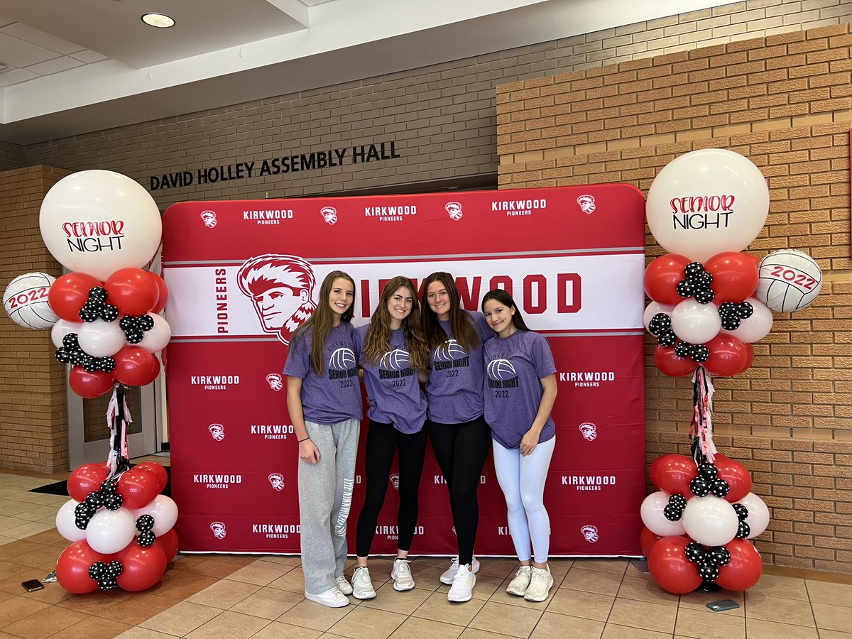 woodvolleyball's tweet photo. Senior Night was a success! We are very proud of our 4 seniors. Tonight they beat Webster on their senior night. A sweet way to end the regular season. JV had a big win and freshman lost a close one. #TheLastDance #finishstrong #districttime #AlwaysAPoineer https://t.co/rojts7BLjX