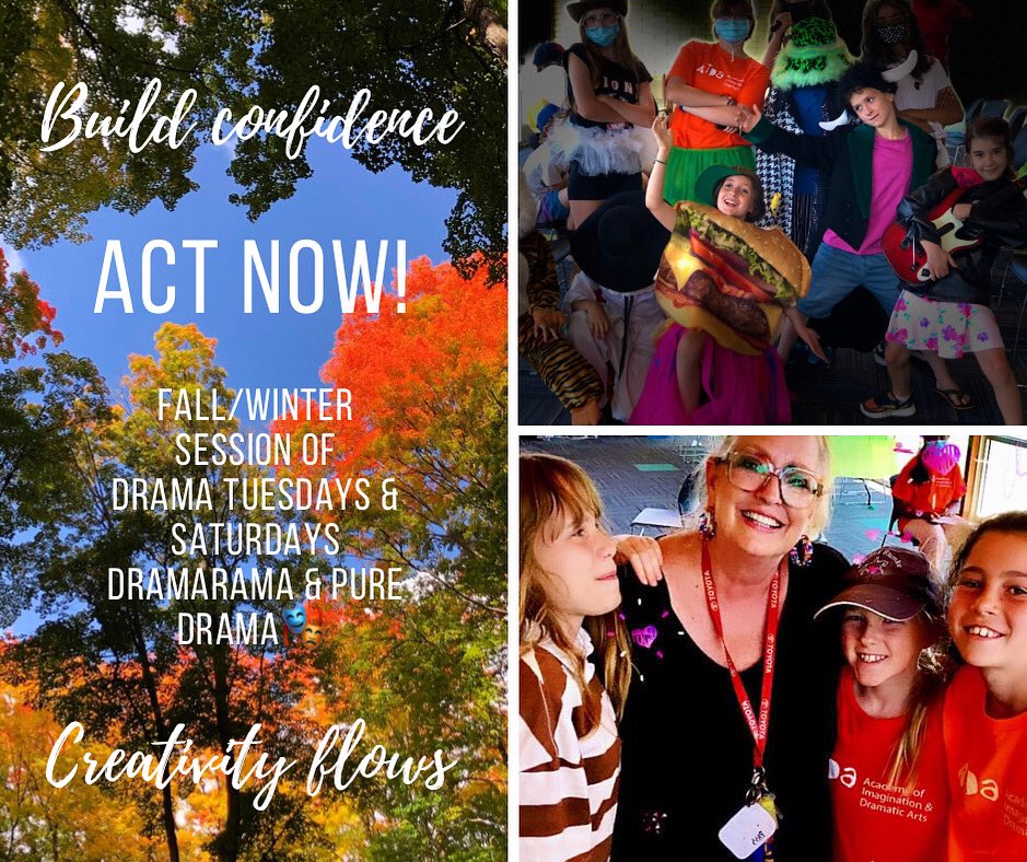 Build confidence and acting skills! Join us! Starting this week⭐️⭐️⭐️⭐️⭐️#acting #actingclasses #confidence #youthhamont #kidsactivities